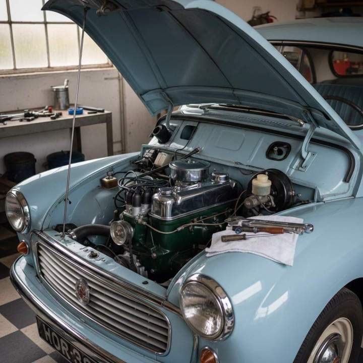 Vérification moteur Morris Minor Montenescourt